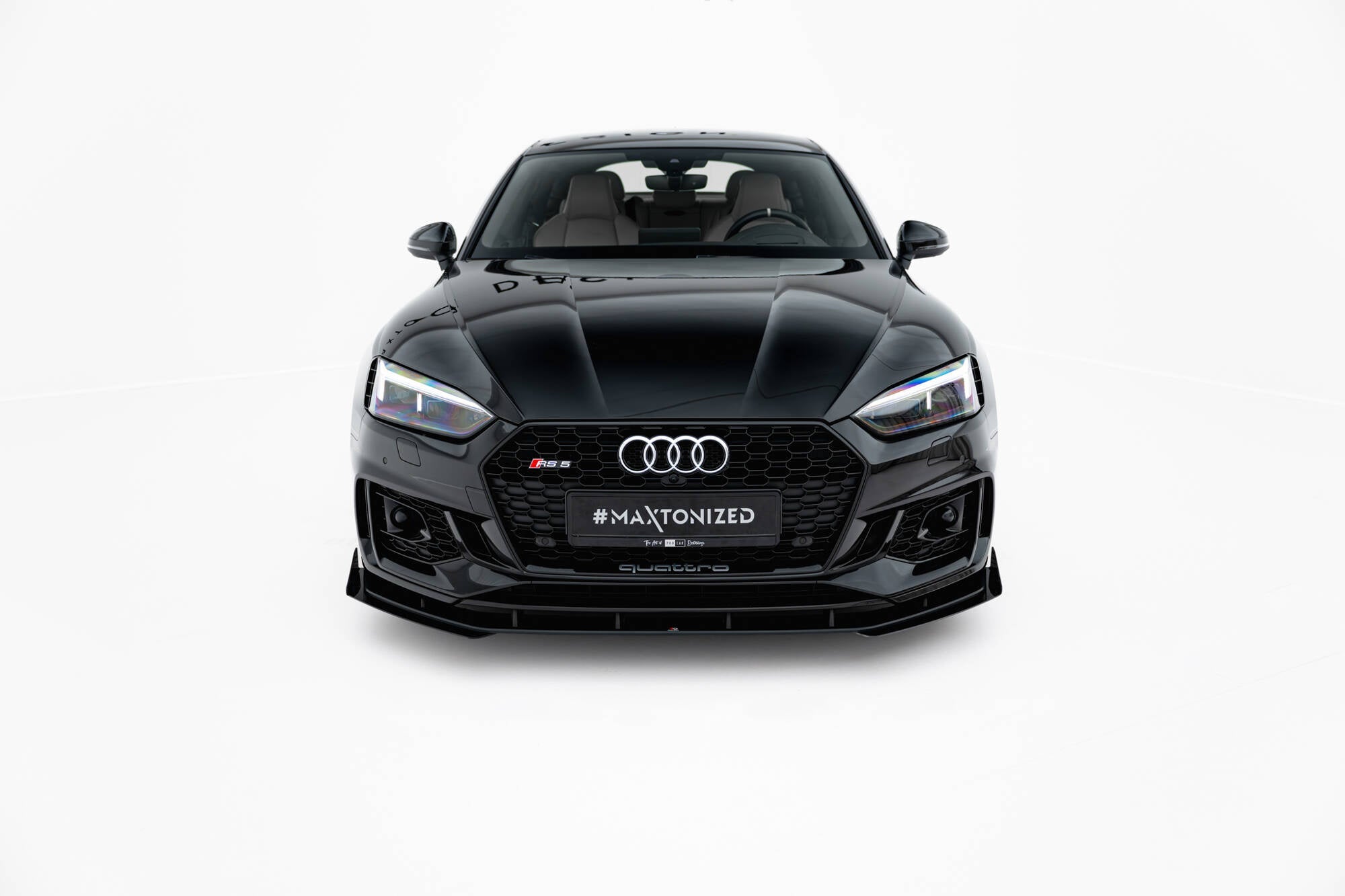 Maxton Design Street Pro Front Splitter + Flaps para Audi RS5 Coupe / Sportback F5 - imagen 2