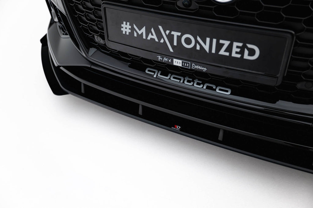 Maxton Design Street Pro Front Splitter + Flaps para Audi RS5 Coupe / Sportback F5 - imagen 5