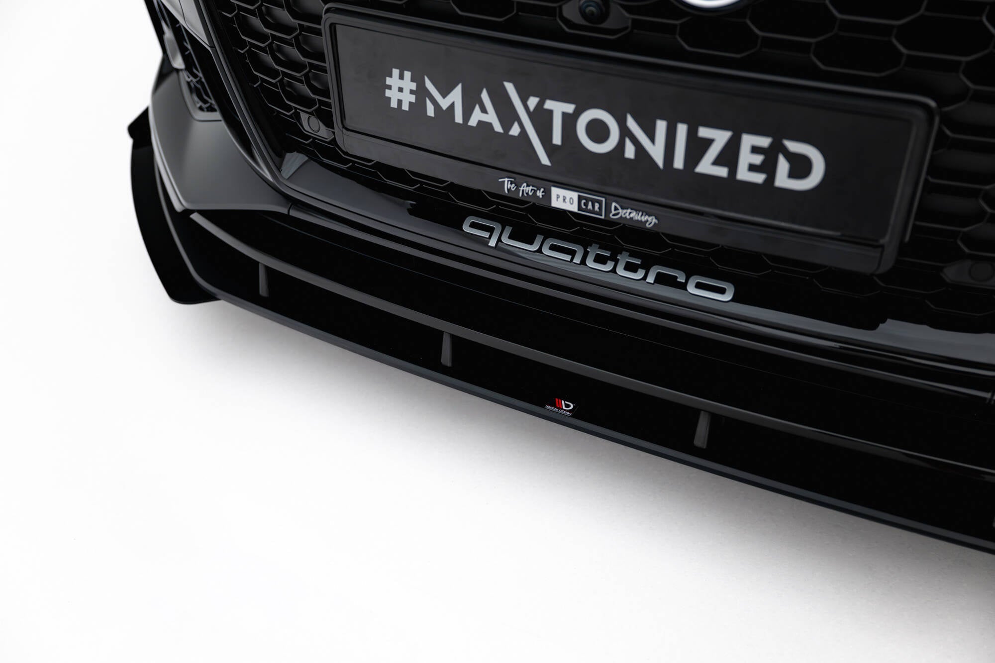 Maxton Design Street Pro Front Splitter + Flaps para Audi RS5 Coupe / Sportback F5 - imagen 5