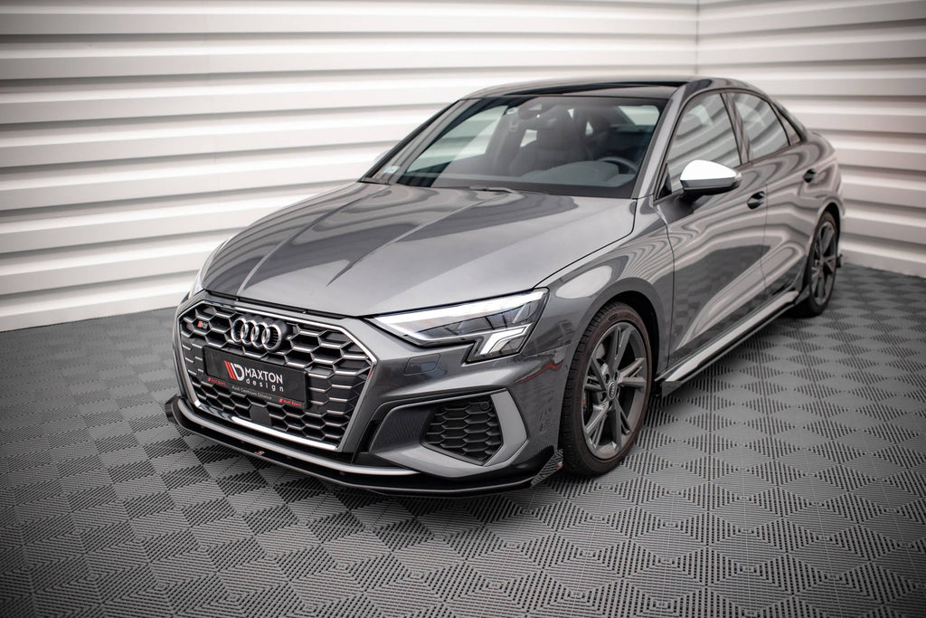 Maxton Design Street Pro Front Splitter + Flaps para Audi S3 / A3 S-Line 8Y - imagen 4