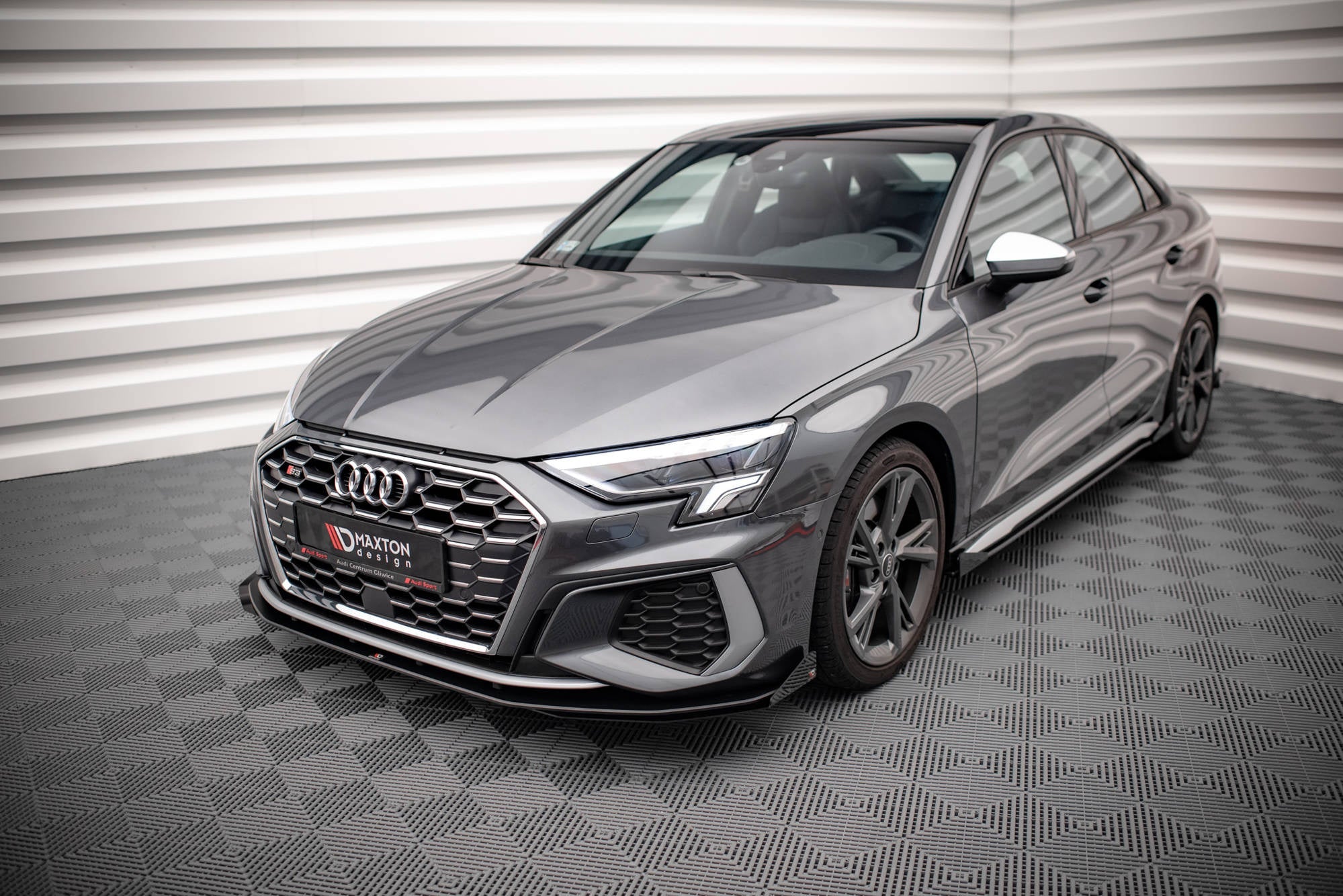 Maxton Design Street Pro Front Splitter + Flaps para Audi S3 / A3 S-Line 8Y - imagen 4