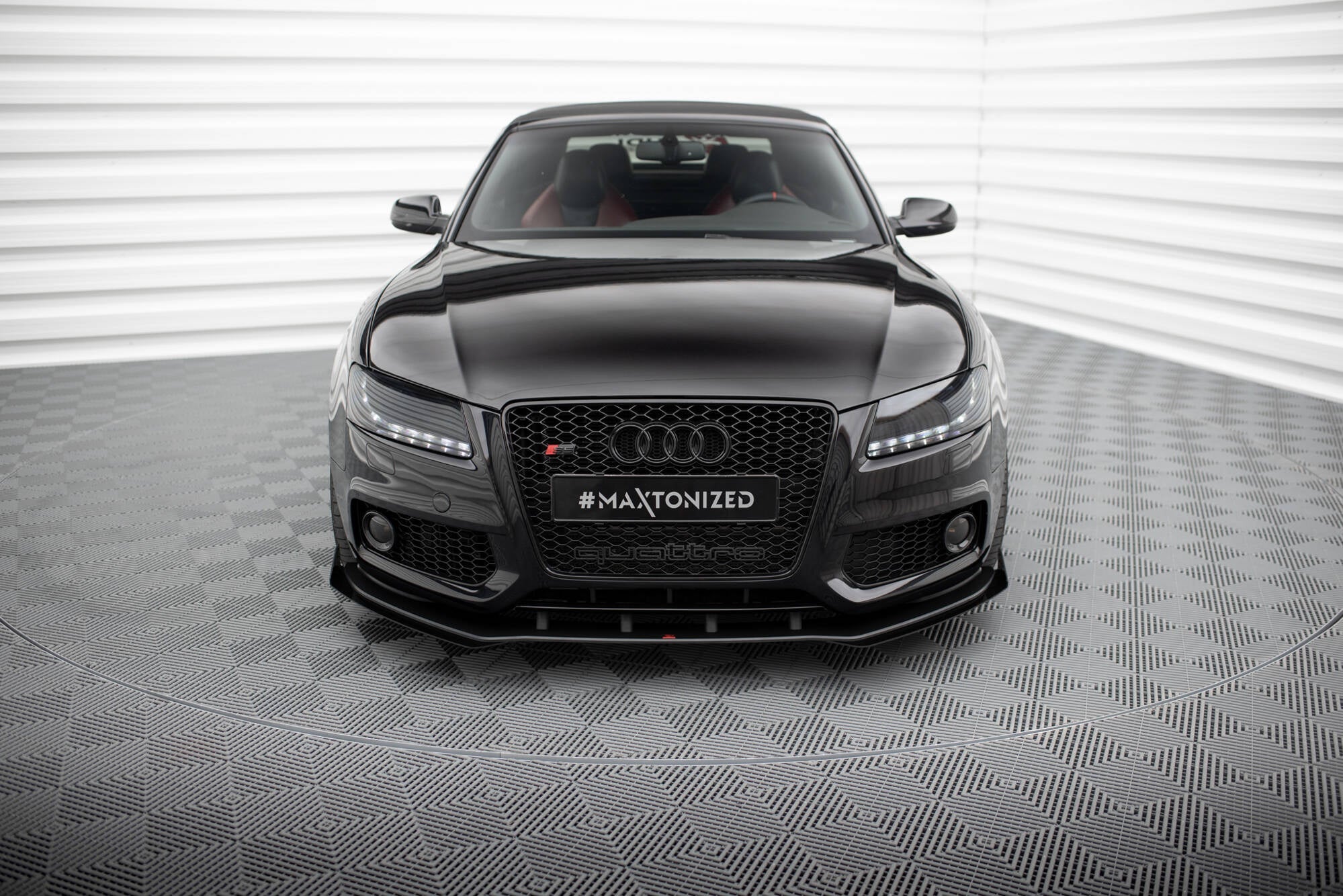 Maxton Design Street Pro Front Splitter + Flaps para Audi S5 / A5 S-Line 8T - imagen 2