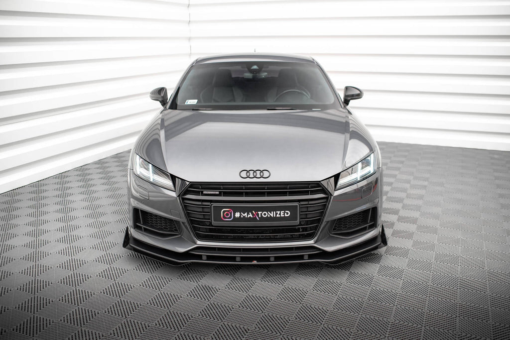 Maxton Design Street Pro Front Splitter + Flaps para Audi TT S / S-Line 8S - imagen 2