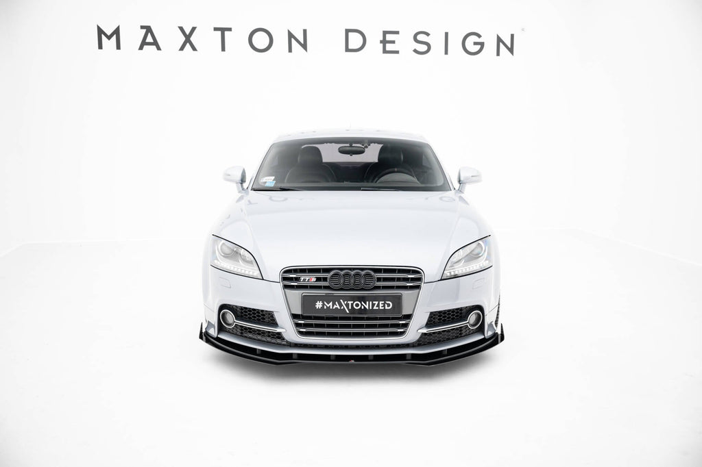 Maxton Design Street Pro Front Splitter + Flaps para Audi TT S / TT S-Line 8J Facelift - imagen 4