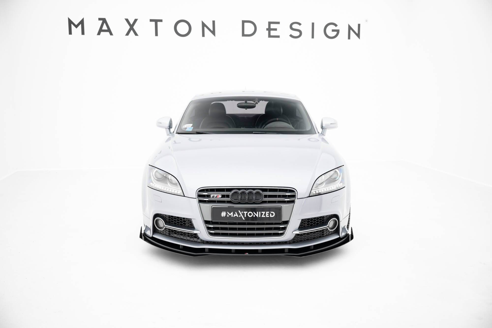 Maxton Design Street Pro Front Splitter + Flaps para Audi TT S / TT S-Line 8J Facelift - imagen 4