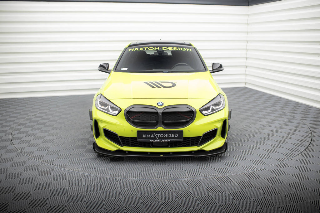 Maxton Design Street Pro Front Splitter + Flaps para BMW 1 M-Pack / M135i / 128ti F40 - imagen 2