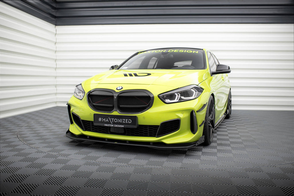 Maxton Design Street Pro Front Splitter + Flaps para BMW 1 M-Pack / M135i / 128ti F40 - imagen 1