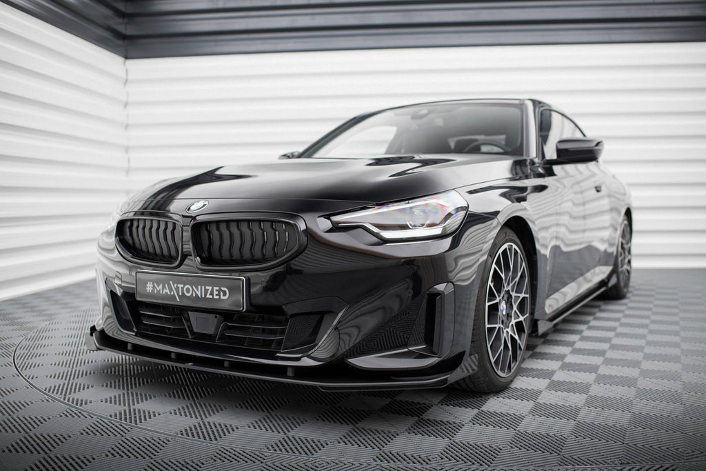 Maxton Design Street Pro Front Splitter + Flaps para BMW 2 Coupe G42 - imagen 1