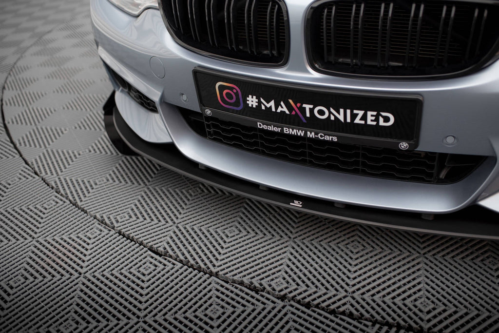 Maxton Design Street Pro Front Splitter + Flaps para BMW 4 Coupe / Gran Coupe / Cabrio M-Pack F32 / F36 / F33 - imagen 3