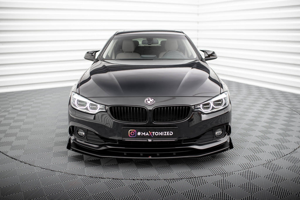 Maxton Design Street Pro Front Splitter + Flaps para BMW 4 Gran Coupe F36 - imagen 1