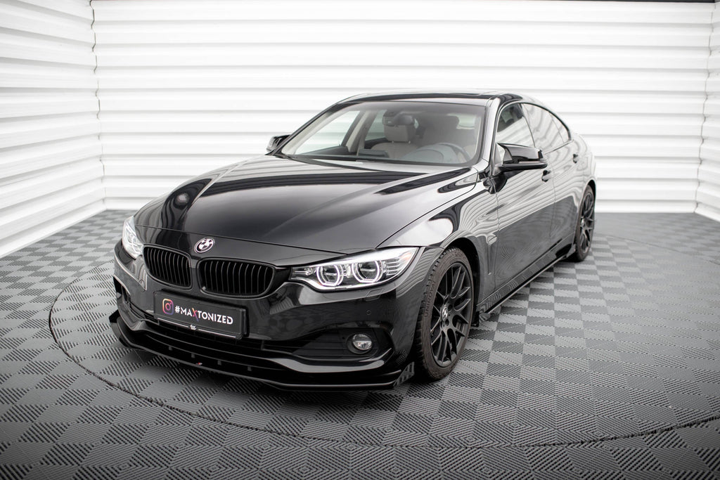 Maxton Design Street Pro Front Splitter + Flaps para BMW 4 Gran Coupe F36 - imagen 2