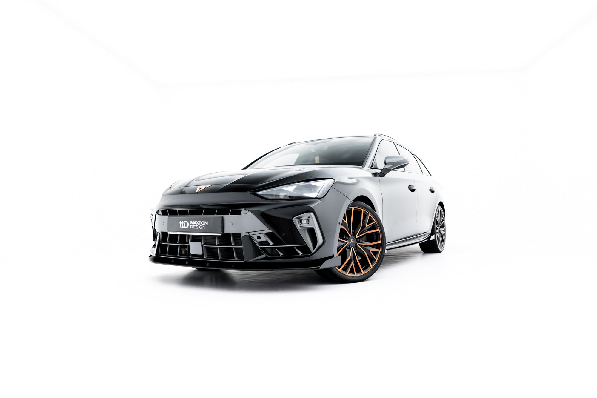 Maxton Design Street Pro Front Splitter + Flaps para Cupra Leon ST Mk1 Facelift - imagen 3