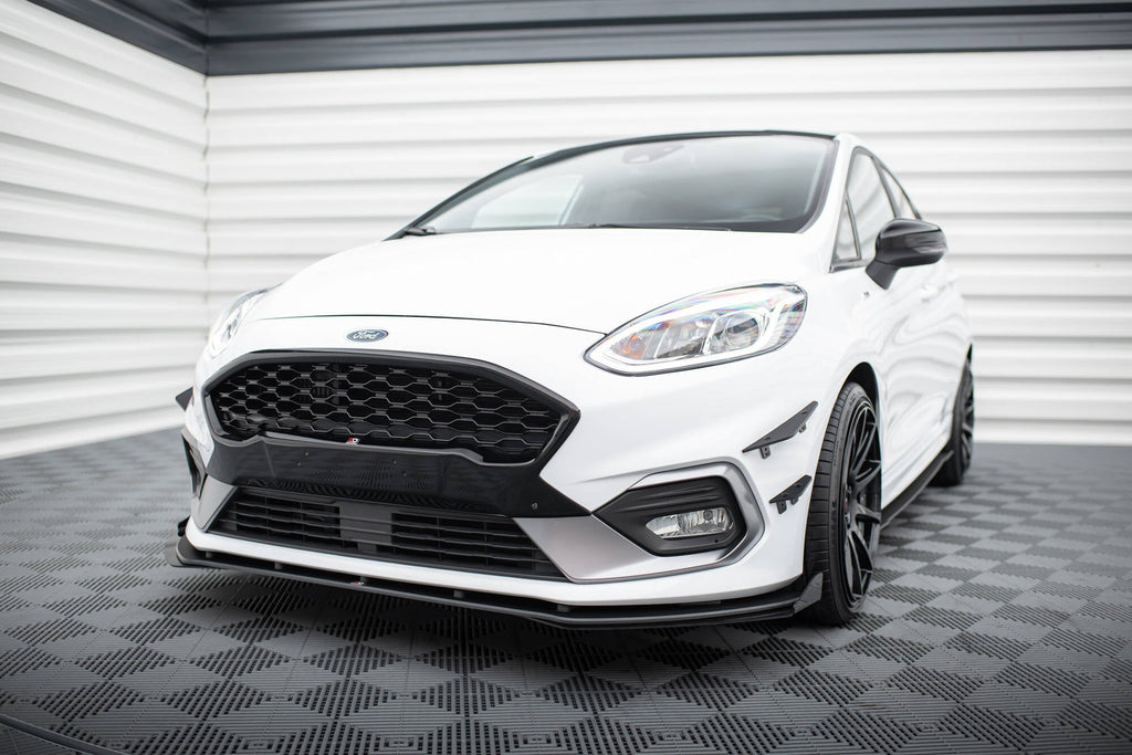 Maxton Design Street Pro Front Splitter + Flaps para Ford Fiesta Mk8 ST / ST-Line - imagen 1