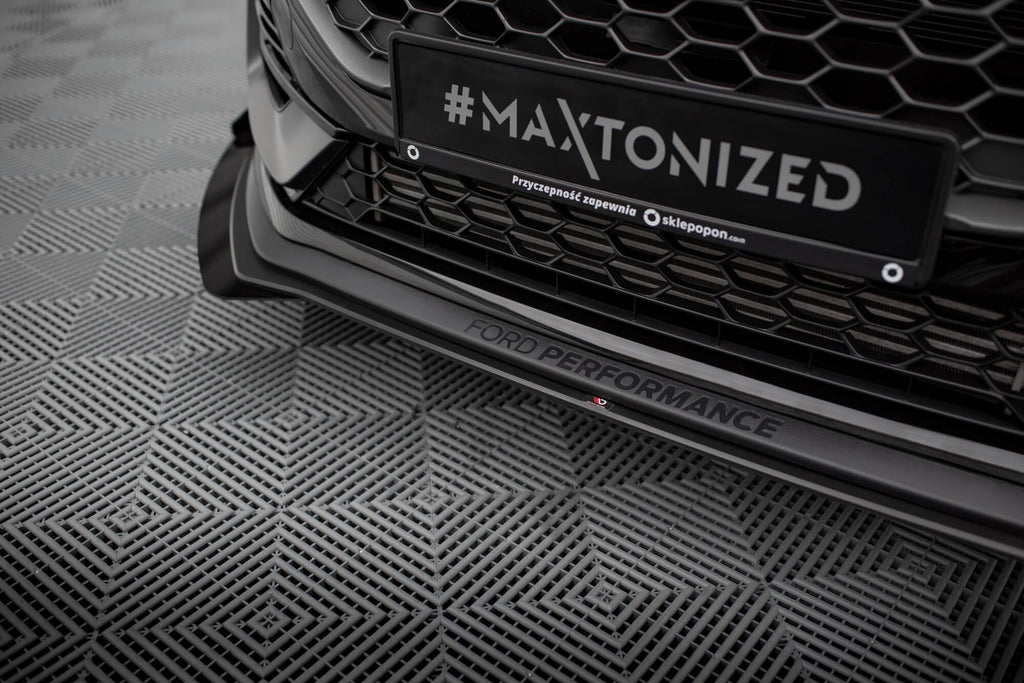 Maxton Design Street Pro Front Splitter + Flaps para Ford Fiesta ST Mk8 Facelift - imagen 3