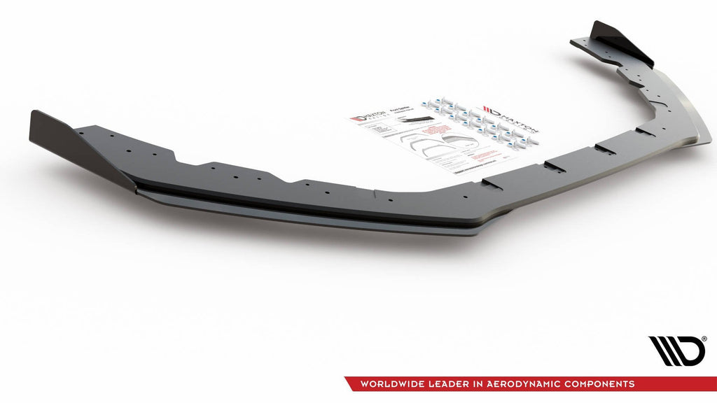 Maxton Design Street Pro Front Splitter + Flaps para Ford Focus RS Mk3 - imagen 5