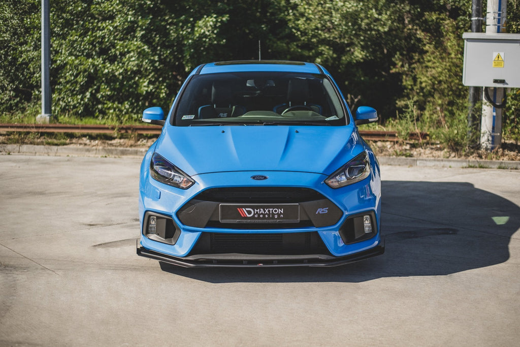 Maxton Design Street Pro Front Splitter + Flaps para Ford Focus RS Mk3 - imagen 1
