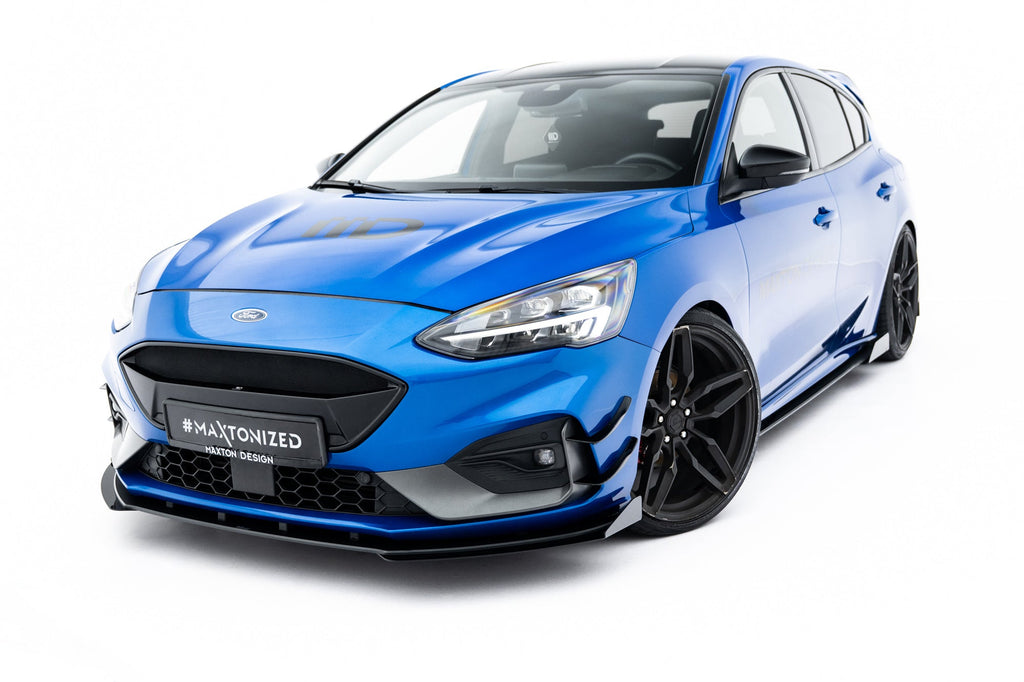Maxton Design Street Pro Front Splitter + Flaps para Ford Focus ST / ST-Line Mk4 - imagen 1
