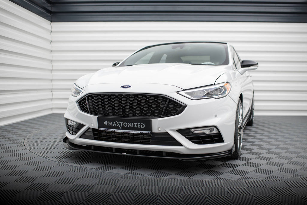 Maxton Design Street Pro Front Splitter + Flaps para Ford Mondeo Sport Mk5 Facelift / Fusion Sport Mk2 Facelift - imagen 1