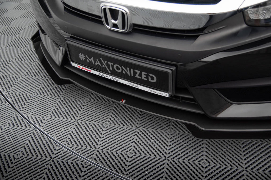 Maxton Design Street Pro Front Splitter + Flaps para Honda Civic Sedan Mk10 - imagen 3