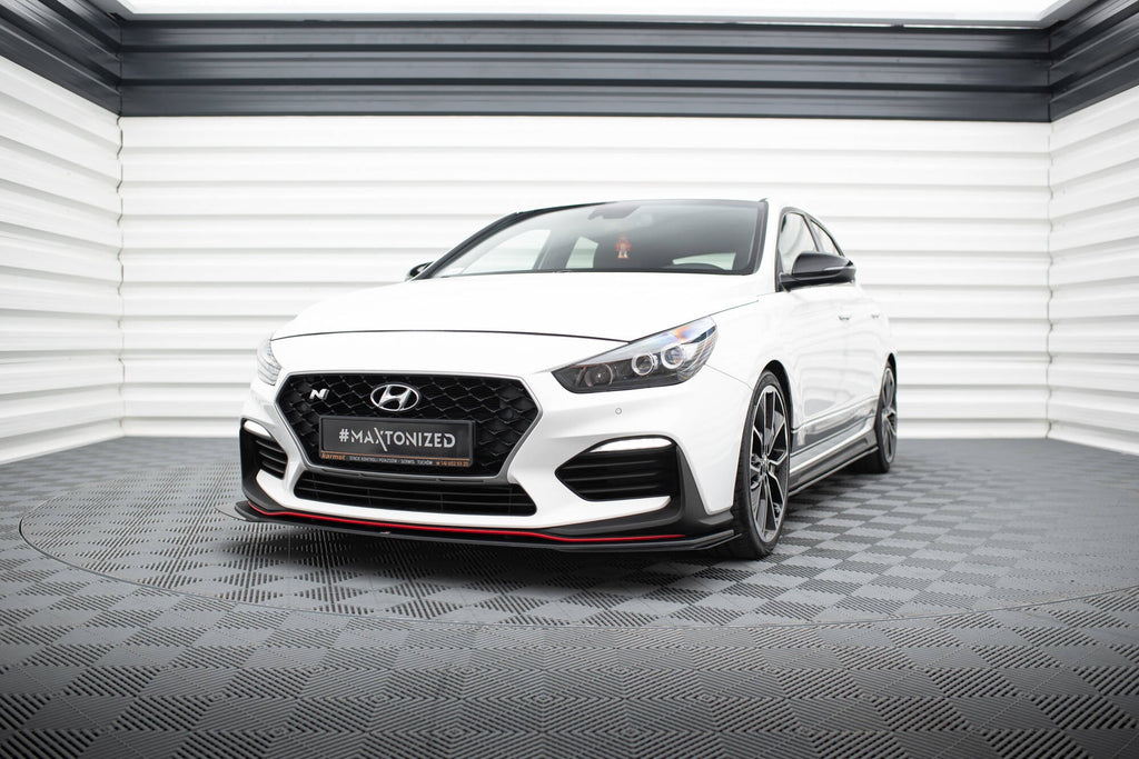 Maxton Design Street Pro Front Splitter + Flaps para Hyundai I30 N Mk3 Hatchback / Fastback - imagen 1