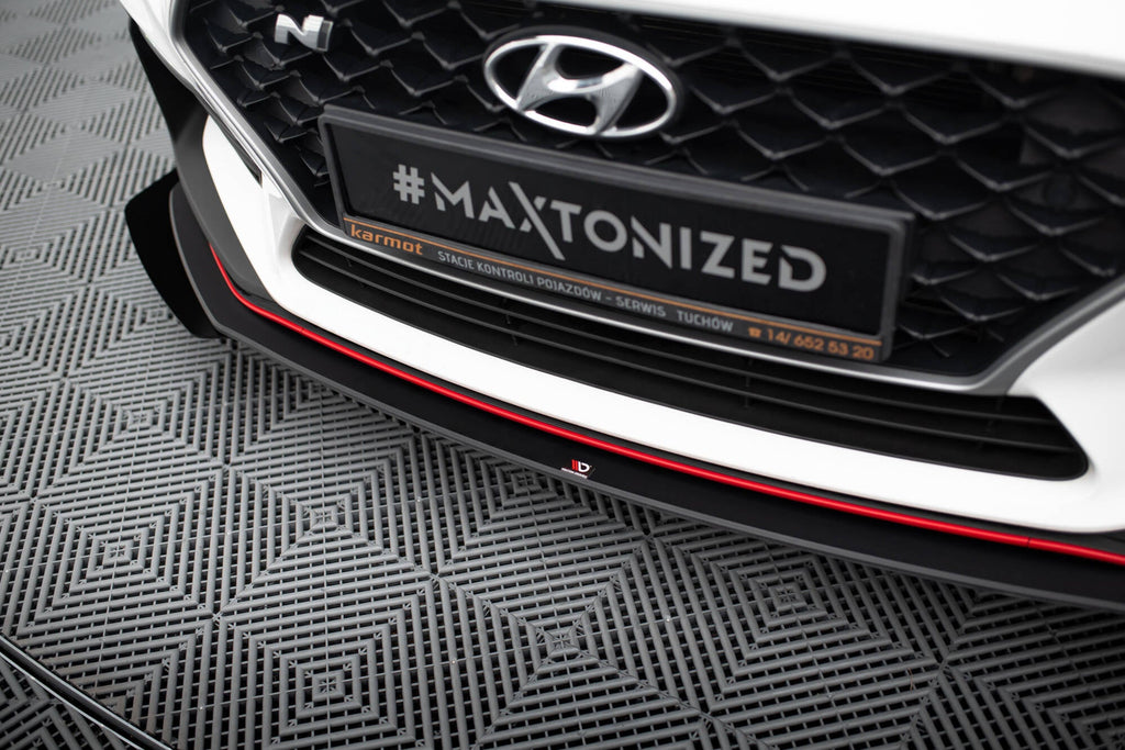 Maxton Design Street Pro Front Splitter + Flaps para Hyundai I30 N Mk3 Hatchback / Fastback - imagen 3