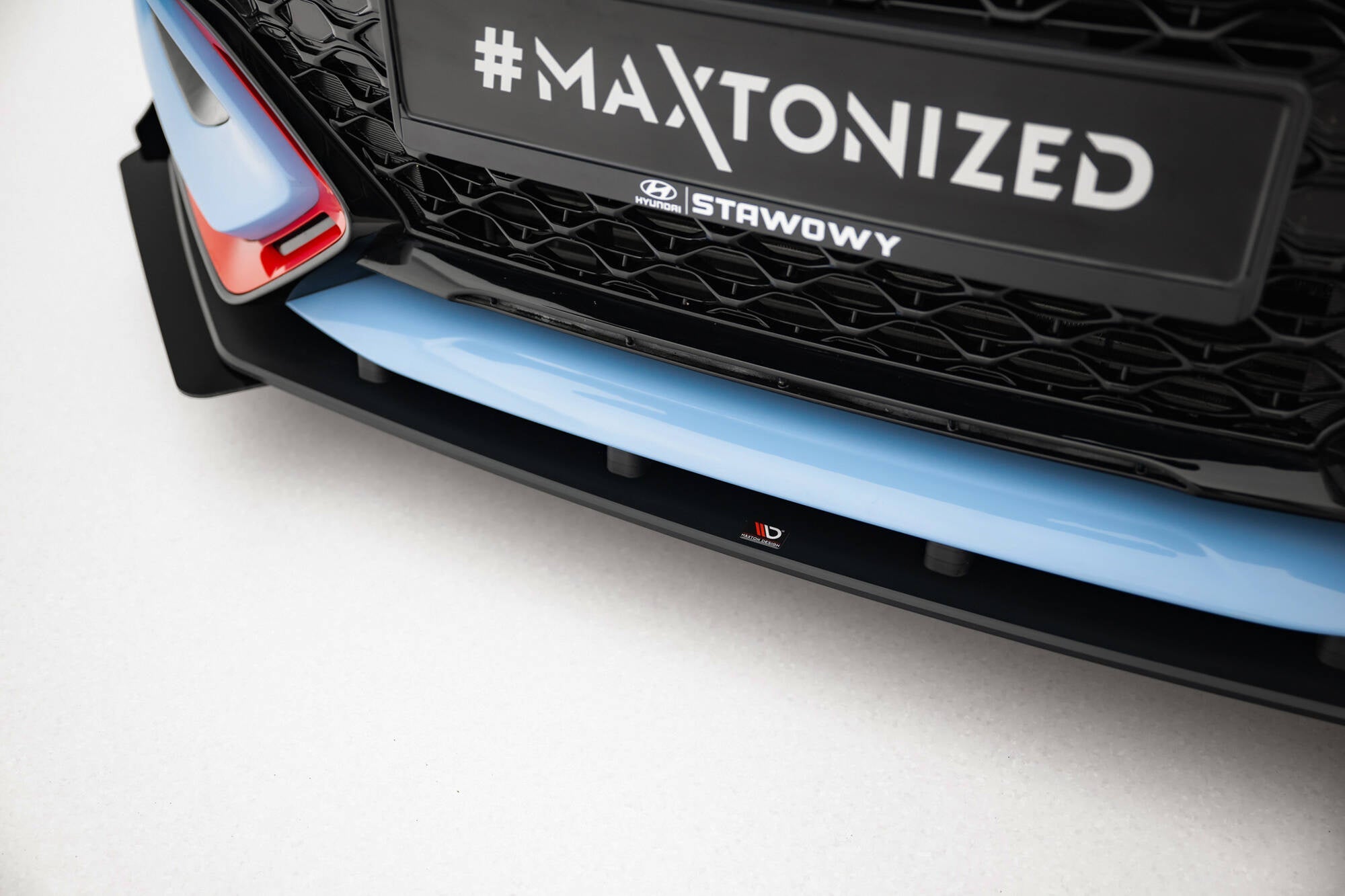 Maxton Design Street Pro Front Splitter + Flaps para Hyundai Veloster N Mk2 - imagen 4