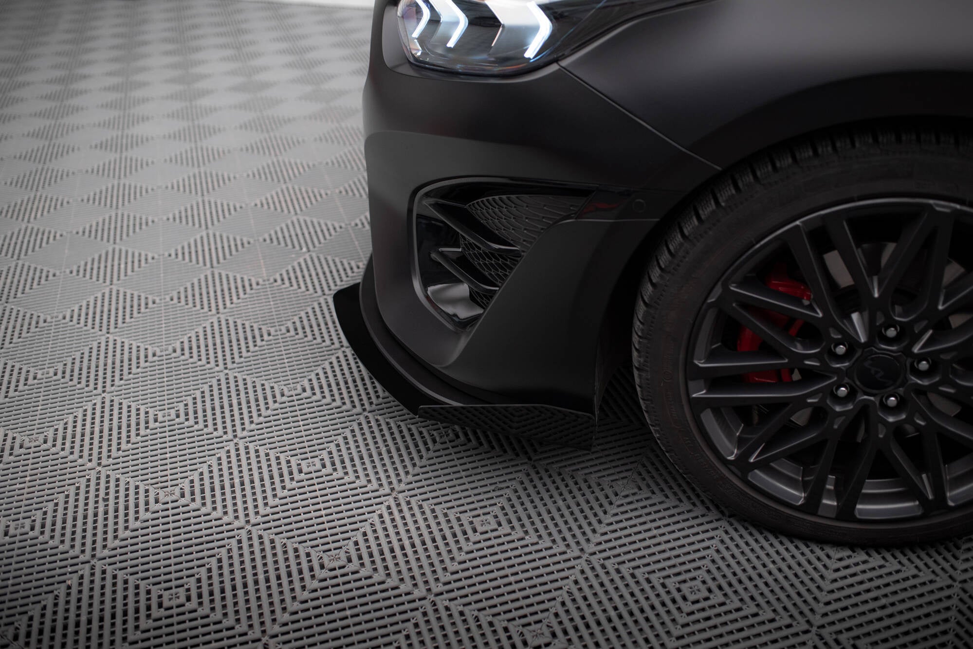 Maxton Design Street Pro Front Splitter + Flaps para Kia Proceed GT Mk3 Facelift / Ceed GT / GT - Line Mk1 Facelift - imagen 2