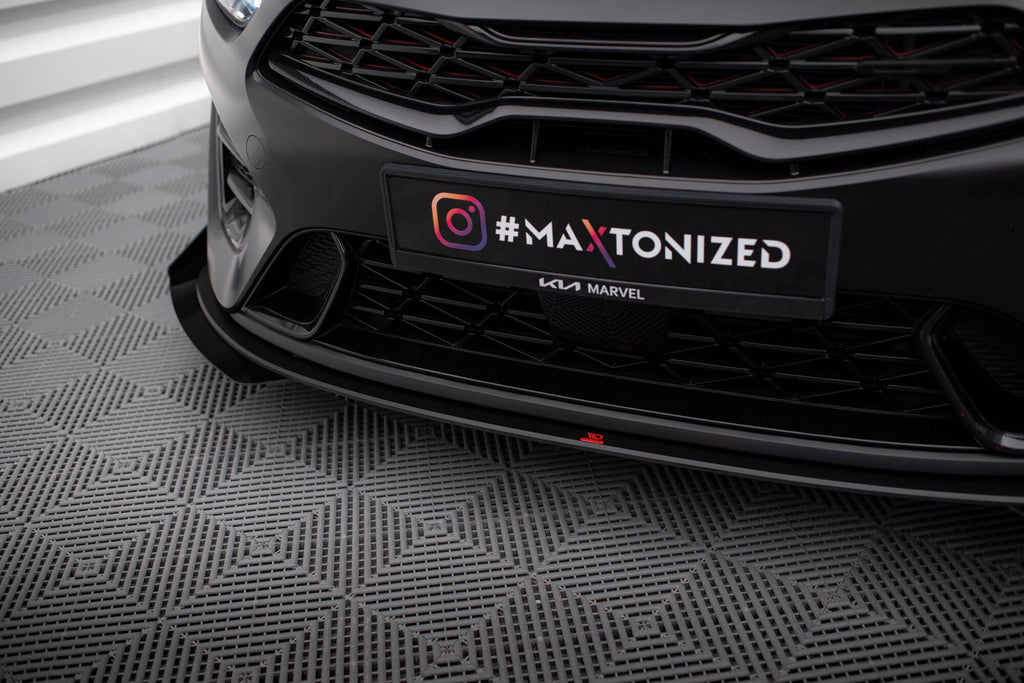 Maxton Design Street Pro Front Splitter + Flaps para Kia Proceed GT Mk3 Facelift / Ceed GT / GT - Line Mk1 Facelift - imagen 4