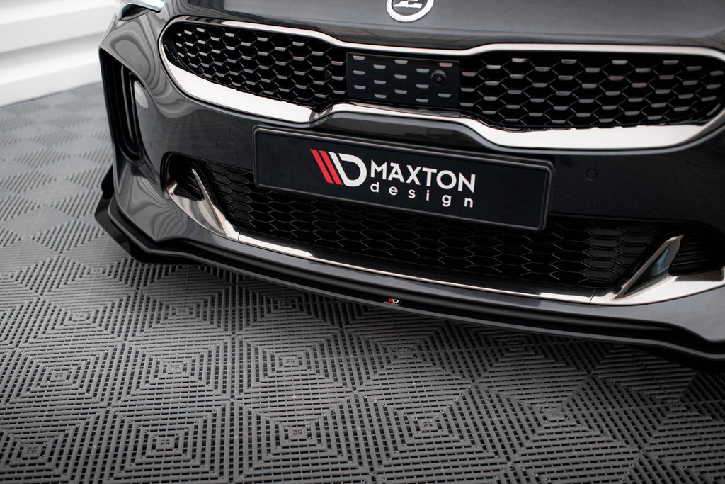 Maxton Design Street Pro Front Splitter + Flaps para Kia Stinger GT / GT-Line / Standard Mk1 - imagen 4
