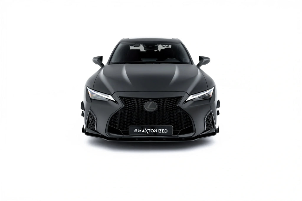 Maxton Design Street Pro Front Splitter + Flaps para Lexus IS 500 Mk3 Facelift 2 (XE30) - imagen 2
