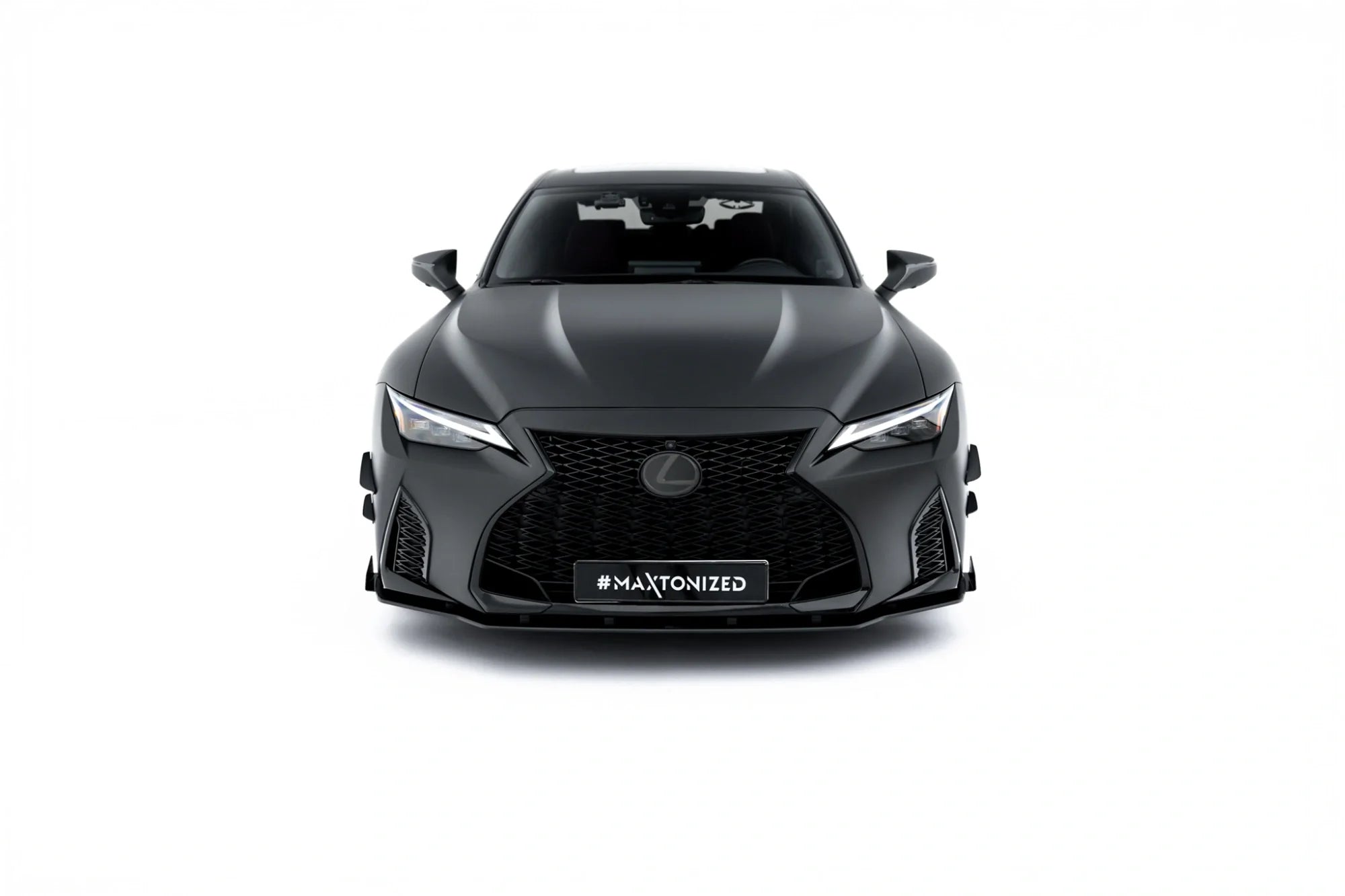 Maxton Design Street Pro Front Splitter + Flaps para Lexus IS 500 Mk3 Facelift 2 (XE30) - imagen 2