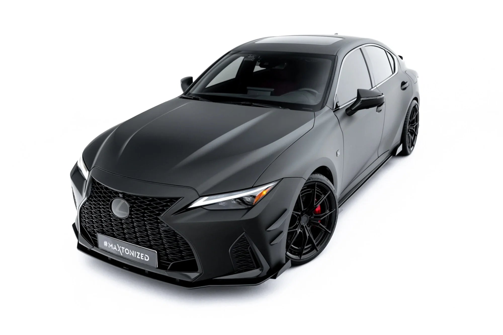 Maxton Design Street Pro Front Splitter + Flaps para Lexus IS 500 Mk3 Facelift 2 (XE30) - imagen 3
