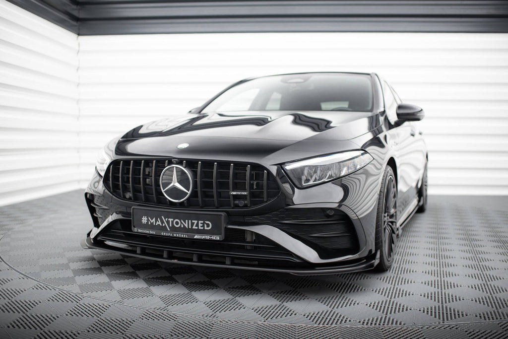 Maxton Design Street Pro Front Splitter + Flaps para Mercedes-AMG A35 W177 Facelift - imagen 1