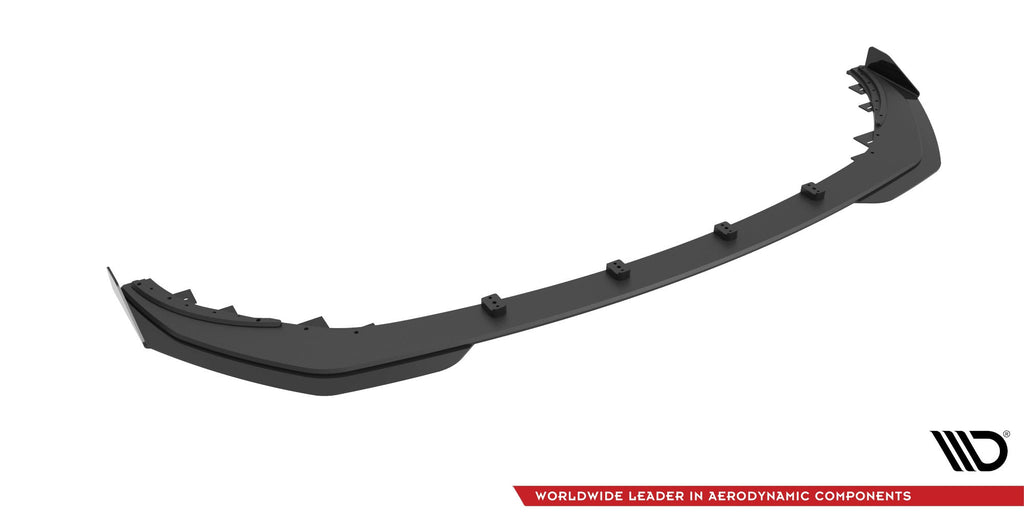 Maxton Design Street Pro Front Splitter + Flaps para Mercedes-AMG C43 Coupe / Cabrio C205 Facelift / A205 Facelift - imagen 4