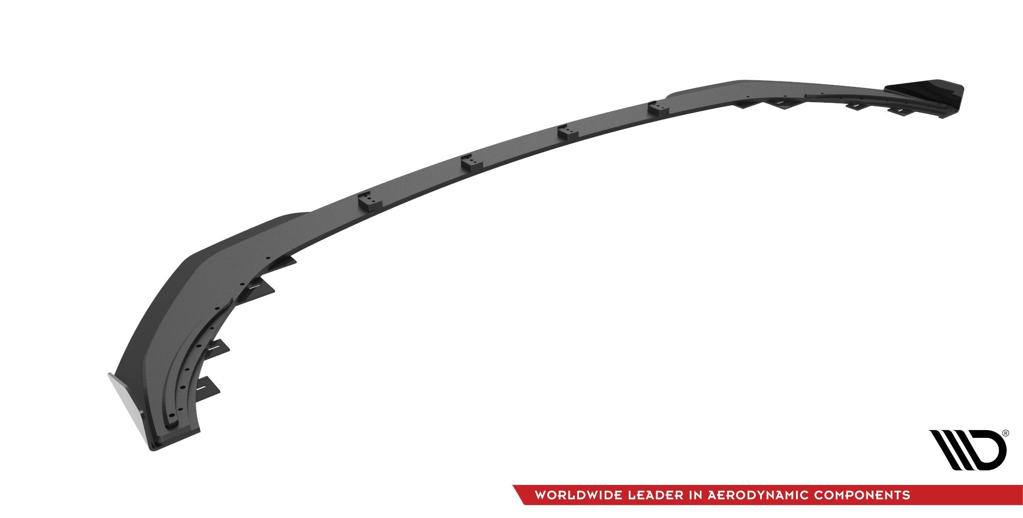 Maxton Design Street Pro Front Splitter + Flaps para Mercedes-AMG C43 Coupe / Cabrio C205 Facelift / A205 Facelift - imagen 5