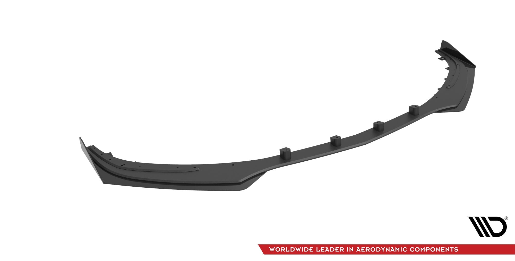 Maxton Design Street Pro Front Splitter + Flaps para Mercedes-AMG C63 Sedan / Estate W205 Facelift - imagen 4