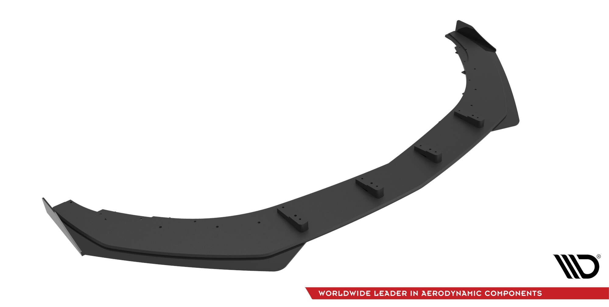 Maxton Design Street Pro Front Splitter + Flaps para Mercedes-AMG CLA 45 Aero C117 Facelift - imagen 5