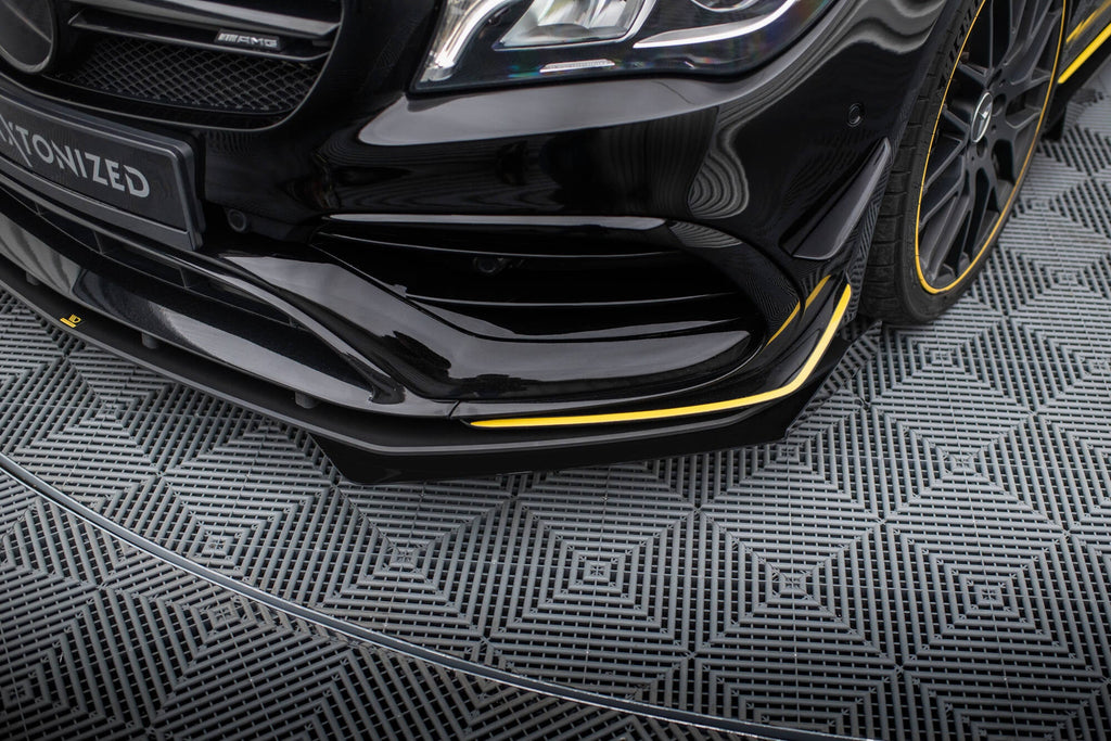 Maxton Design Street Pro Front Splitter + Flaps para Mercedes-AMG CLA 45 Aero C117 Facelift - imagen 3