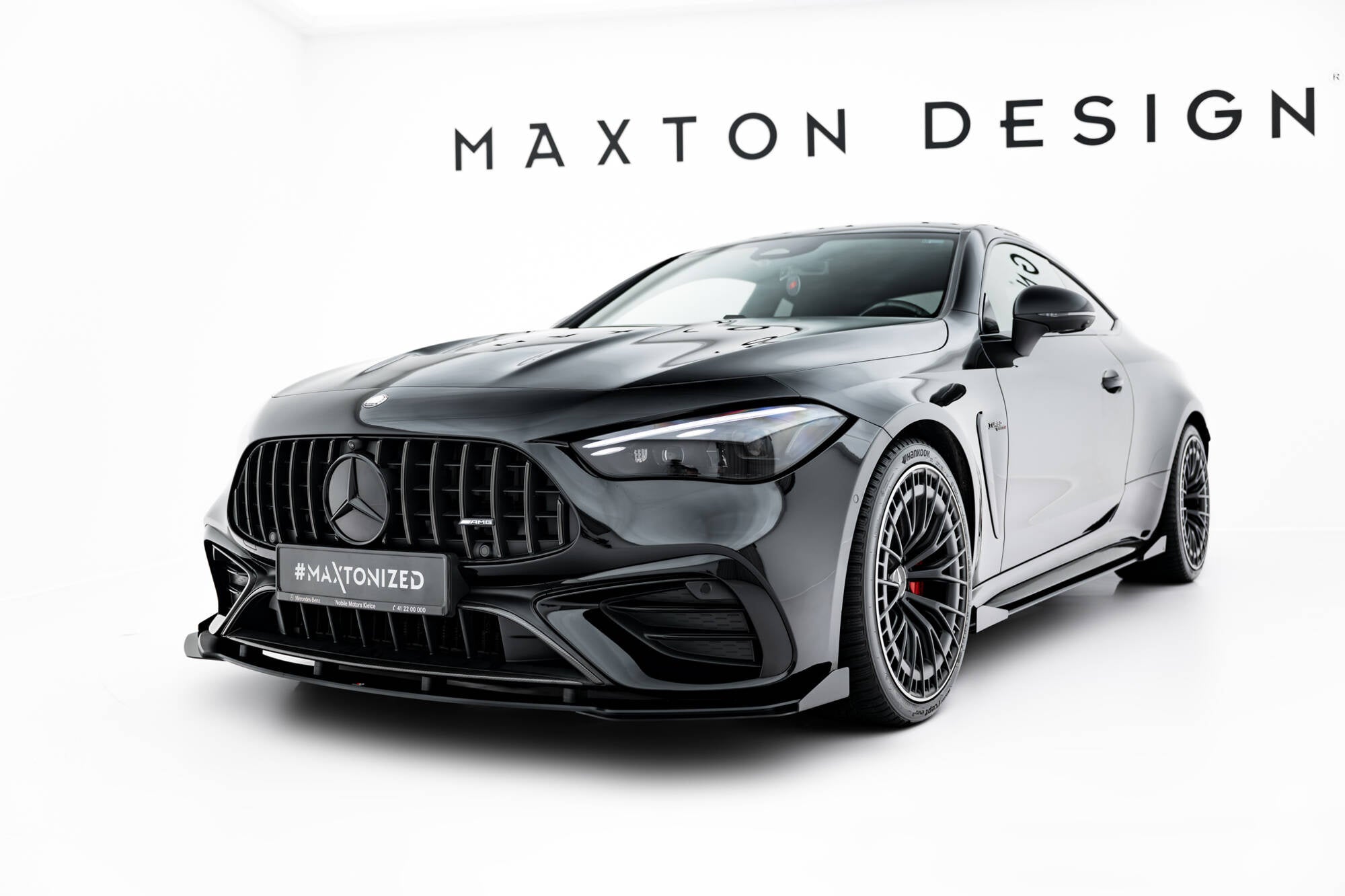 Maxton Design Street Pro Front Splitter + Flaps para Mercedes-AMG CLE 53 C236 - imagen 1