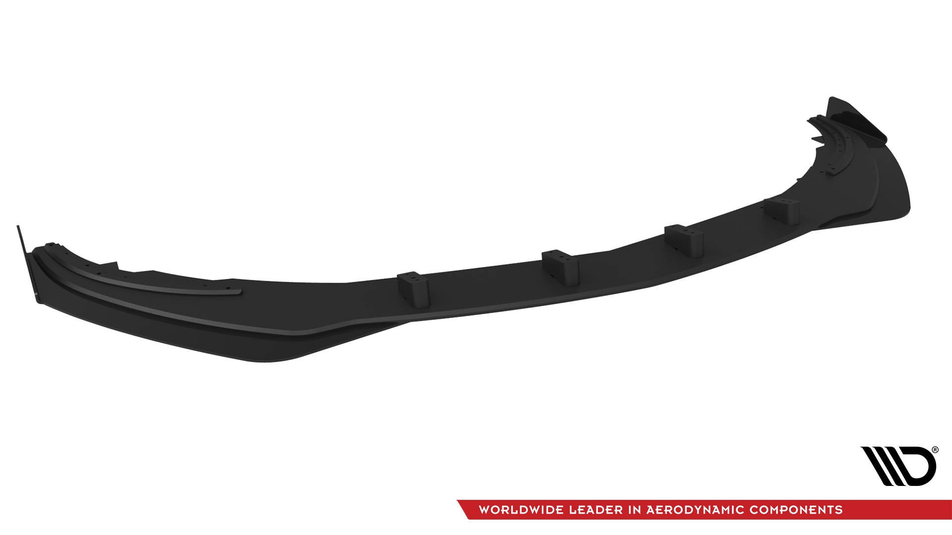Maxton Design Street Pro Front Splitter + Flaps para Mercedes-Benz A AMG-Line W176 Facelift - imagen 4