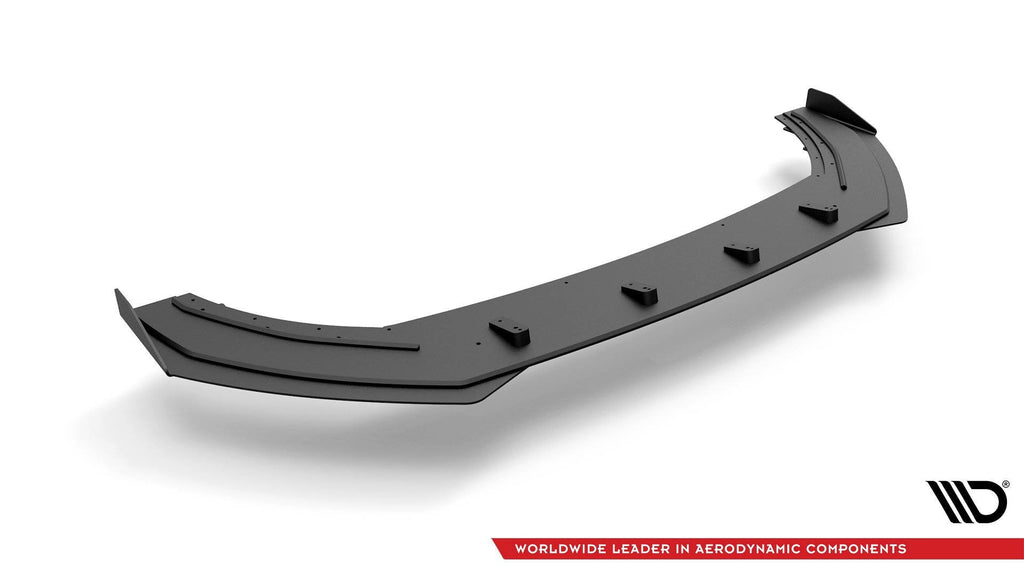 Maxton Design Street Pro Front Splitter + Flaps para Seat Leon FR Mk4 - imagen 3