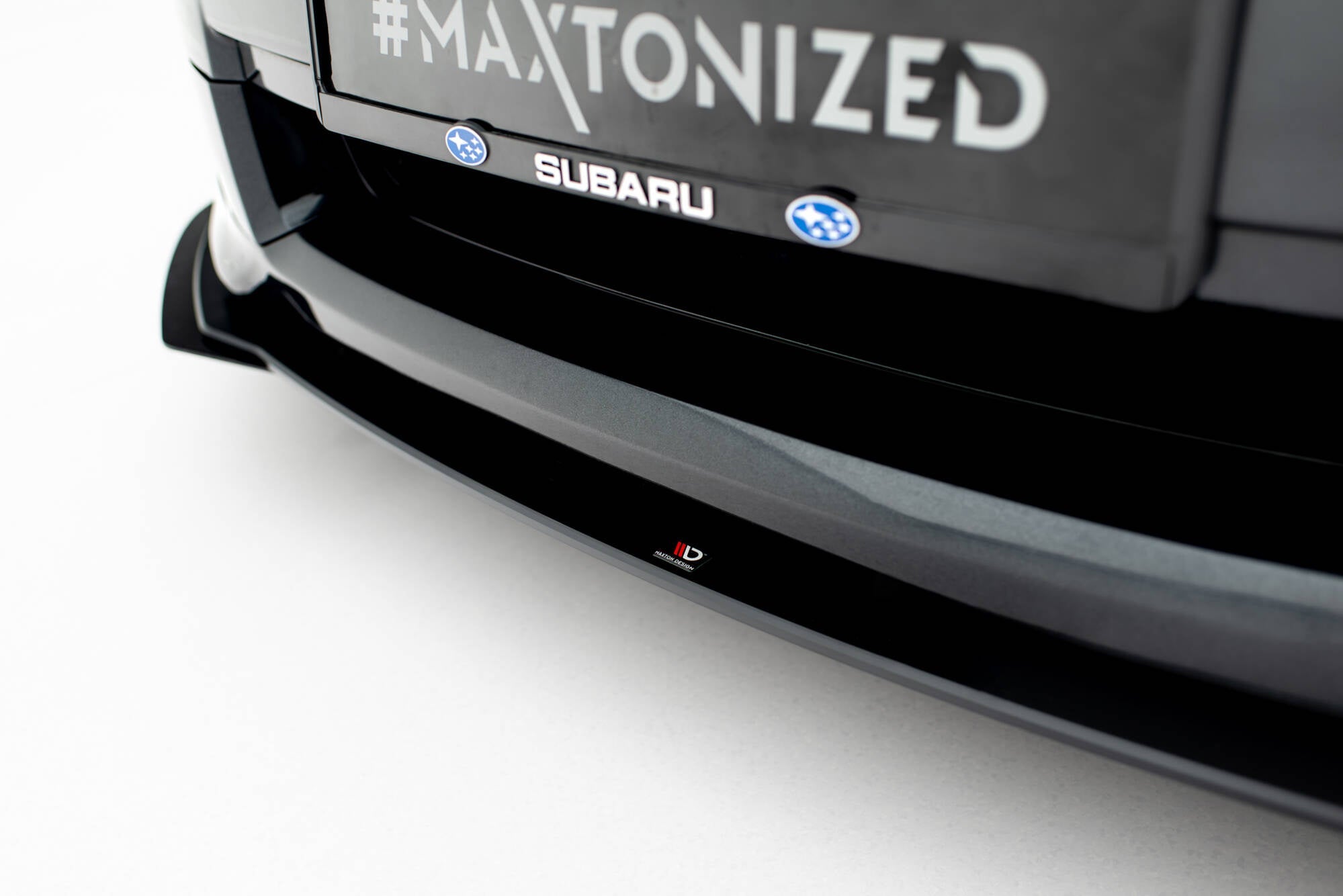 Maxton Design Street Pro Front Splitter + Flaps para Subaru Impreza WRX STI Mk3 Facelift - imagen 3