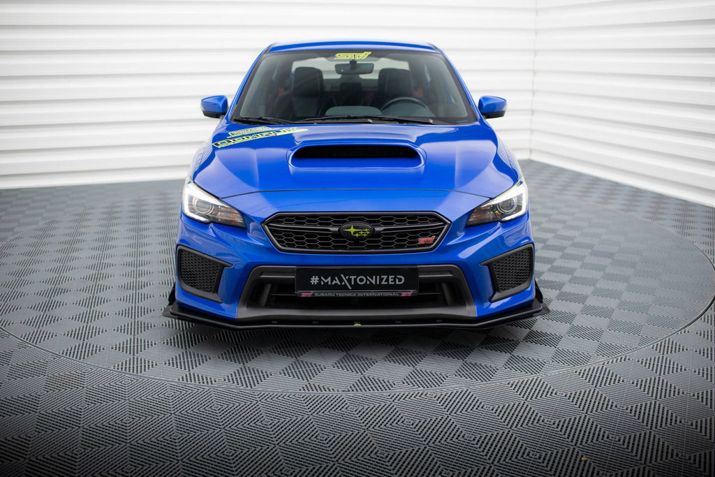 Maxton Design Street Pro Front Splitter + Flaps para Subaru WRX STI Mk1 Facelift - imagen 2