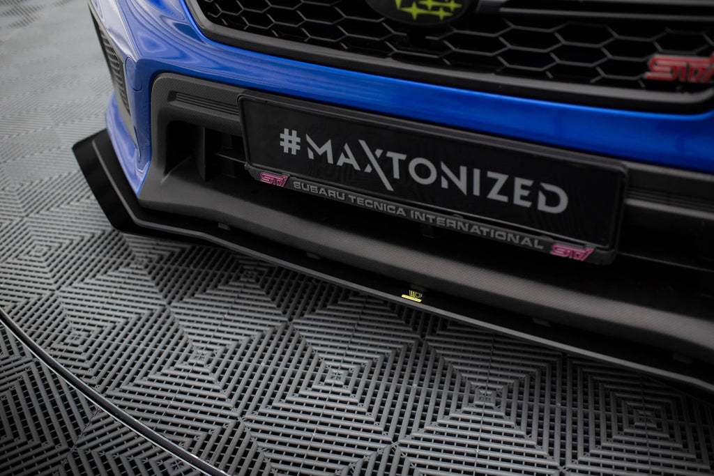 Maxton Design Street Pro Front Splitter + Flaps para Subaru WRX STI Mk1 Facelift - imagen 3