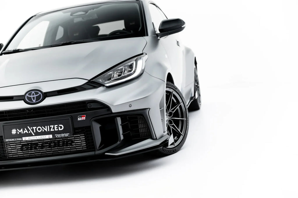 Maxton Design Street Pro Front Splitter + Flaps para Toyota GR Yaris Mk4 Facelift - imagen 5