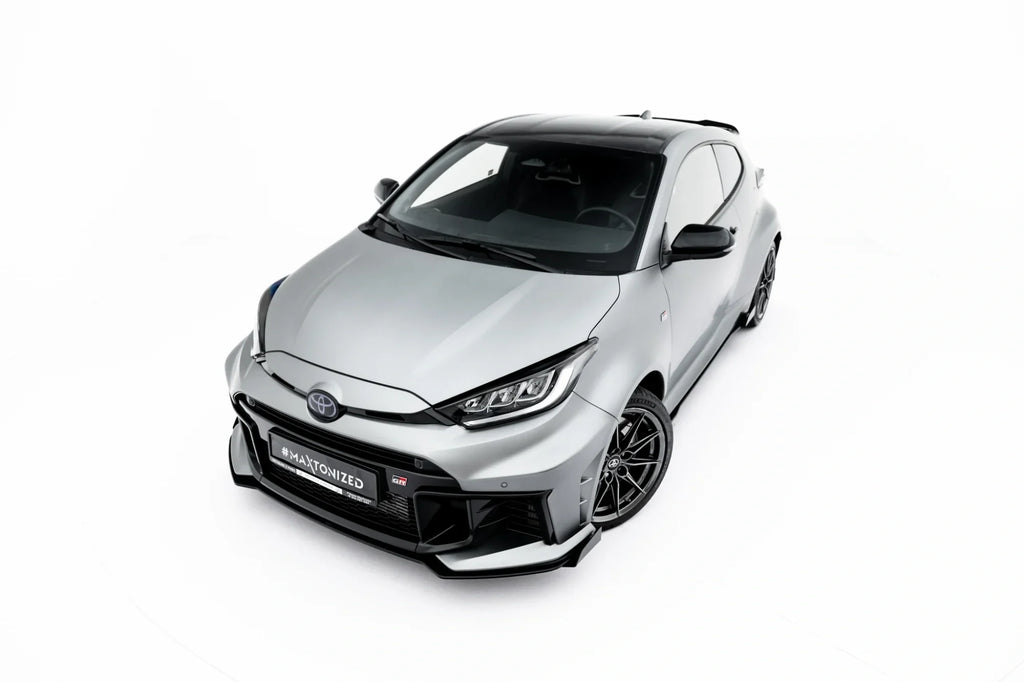 Maxton Design Street Pro Front Splitter + Flaps para Toyota GR Yaris Mk4 Facelift - imagen 4