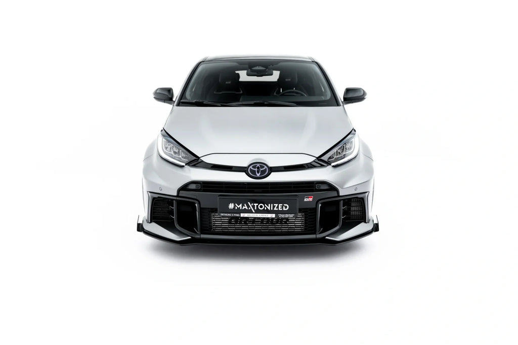 Maxton Design Street Pro Front Splitter + Flaps para Toyota GR Yaris Mk4 Facelift - imagen 2