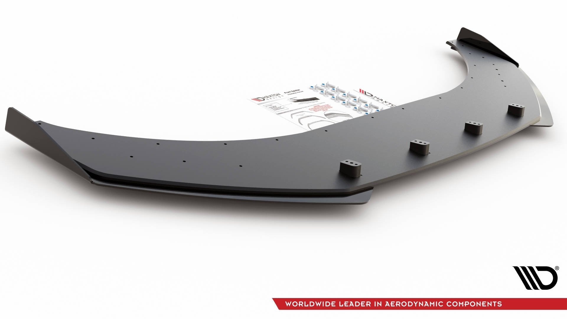 Maxton Design Street Pro Front Splitter + Flaps para Volkswagen Arteon R-Line Sedan / Shooting Brake Mk1 - imagen 5
