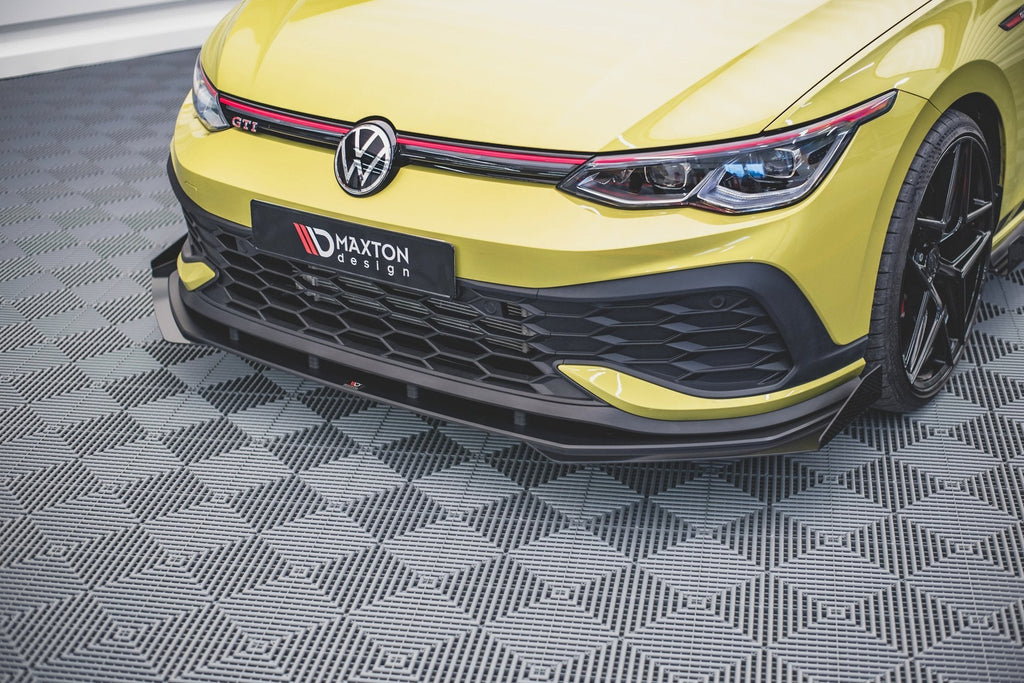 Maxton Design Street Pro Front Splitter + Flaps para Volkswagen Golf GTI Clubsport Mk8 - imagen 2