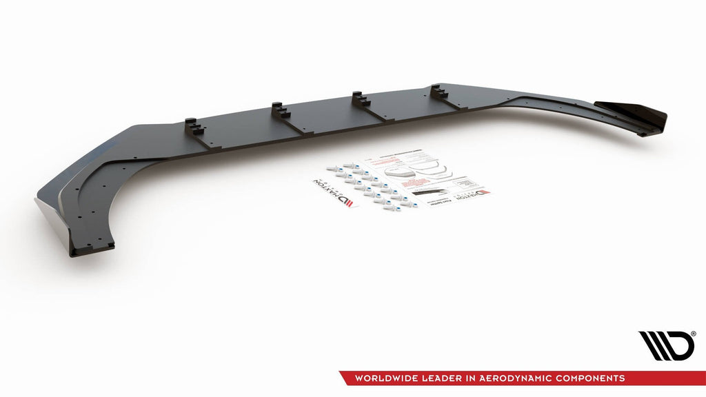Maxton Design Street Pro Front Splitter + Flaps para Volkswagen Golf GTI / GTE / GTD / R-Line Mk8 - imagen 4